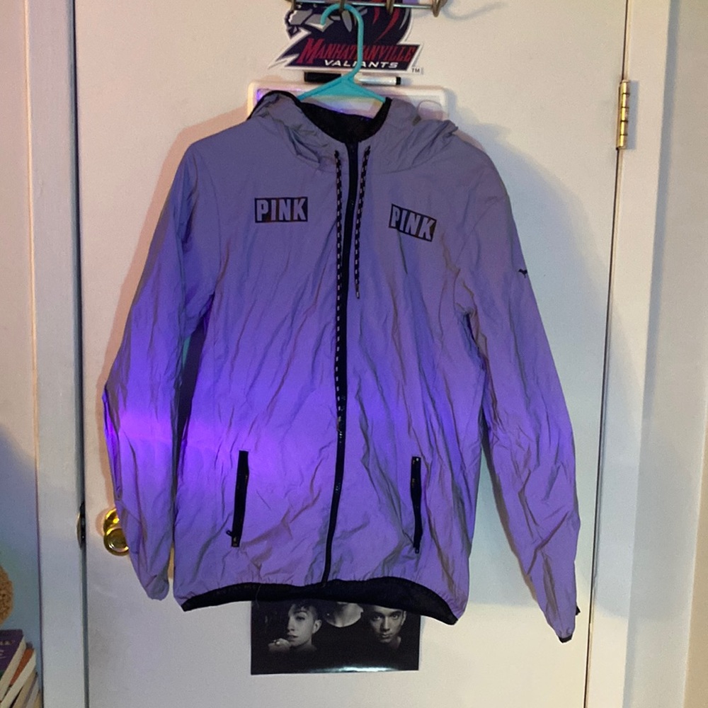 LIMITED RELEASE PINK reflective wind breaker